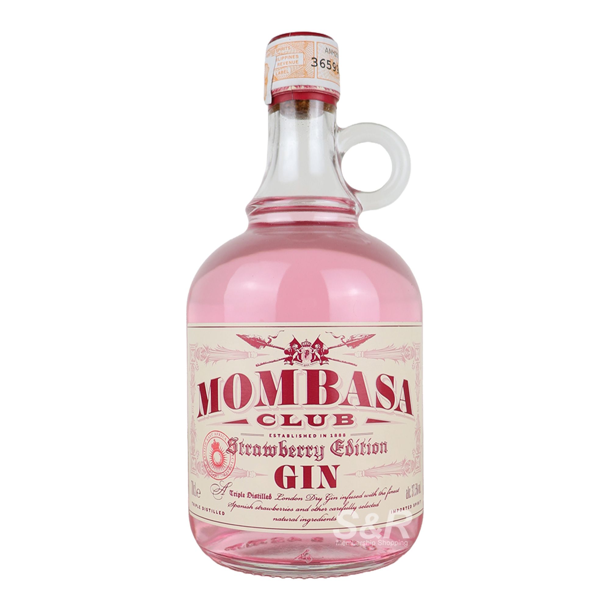 Mombasa Club Strawberry Edition Gin 700mL Mombasa Club Strawberry Edition Gin 700mL